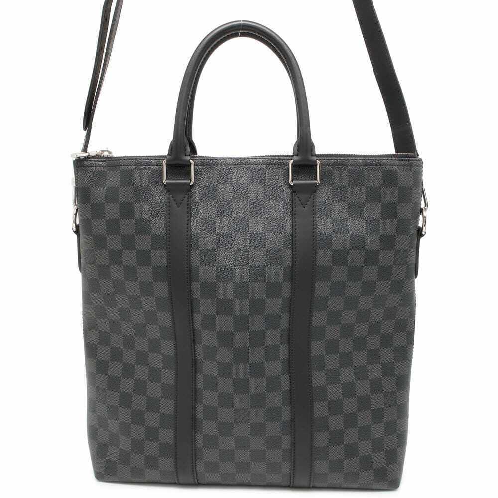 Louis Vuitton Damier Graphite Black Anton Tote Bag Business Black